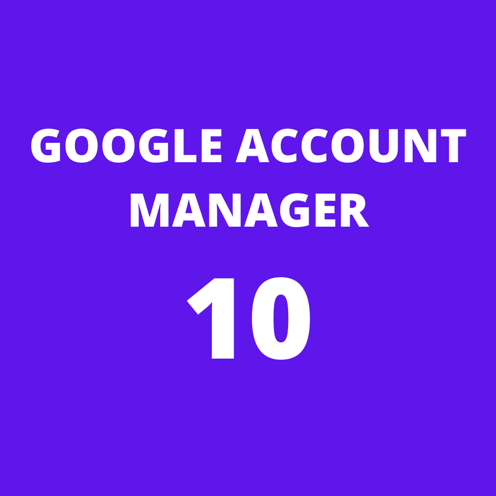 Google Account Manager 10