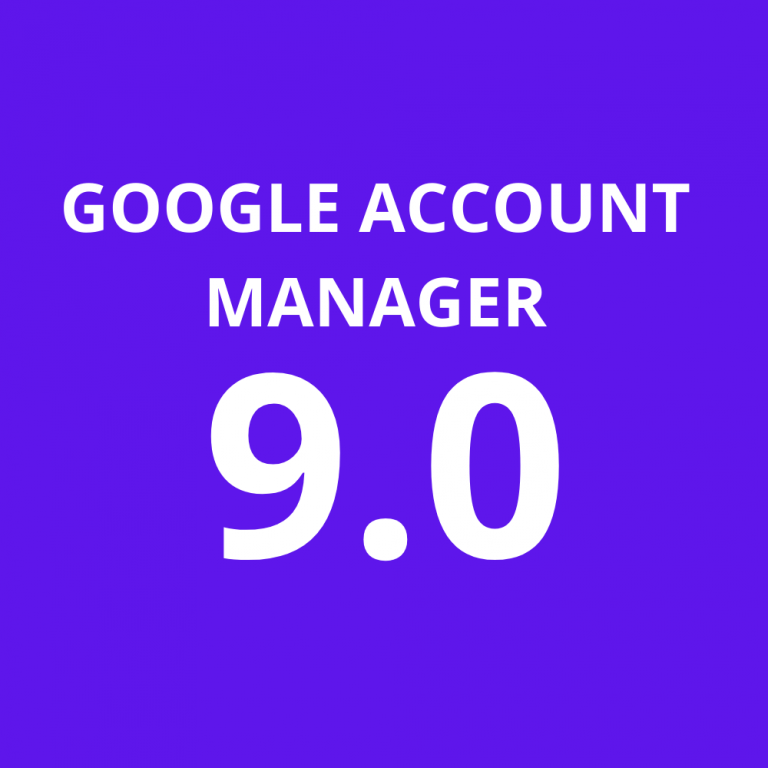 Google Account Manager 9.0 Apk